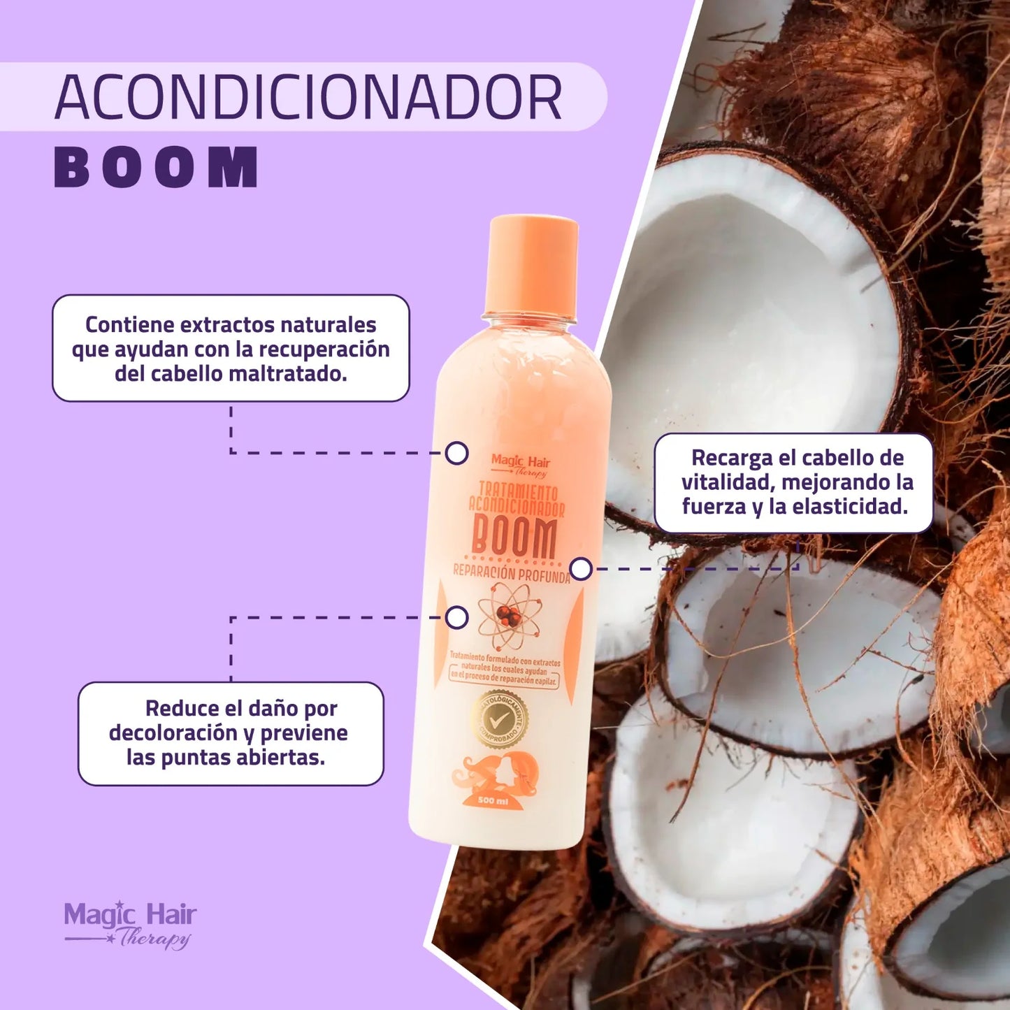 acondicionador boom magic hair