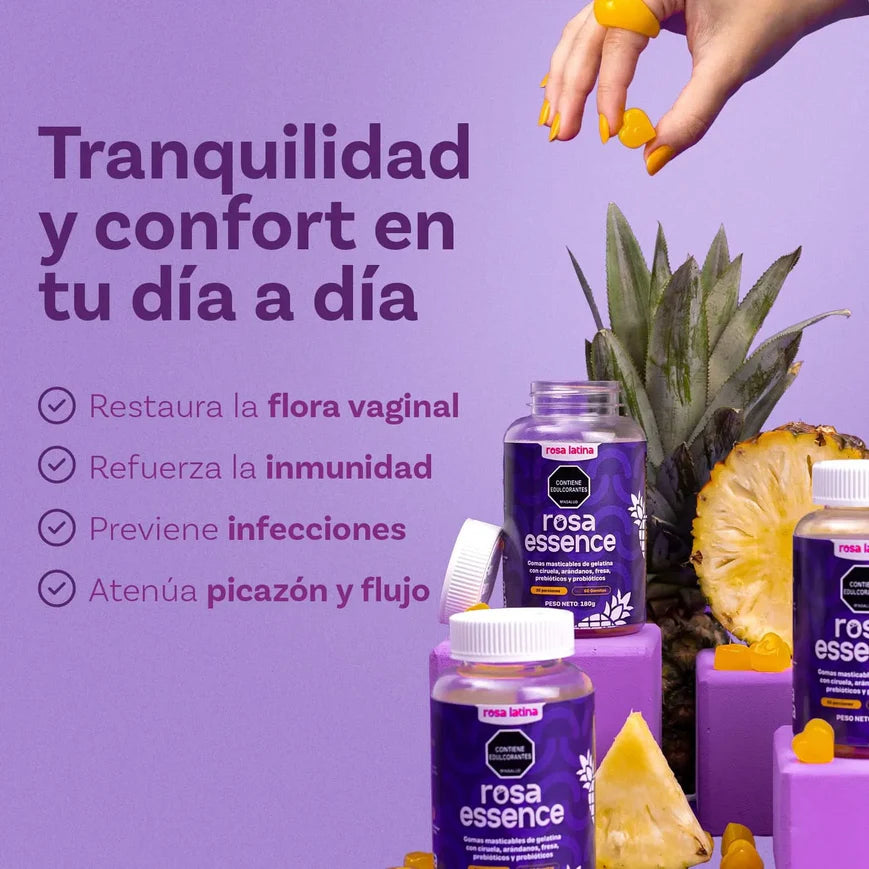 rosa essence gomas de probioticos