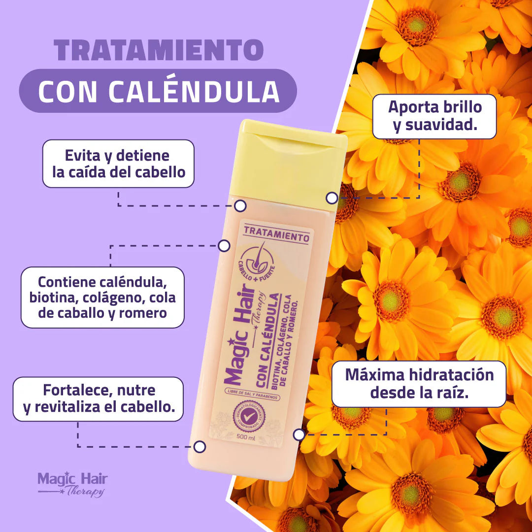 tratamiento de caléndula magic hair