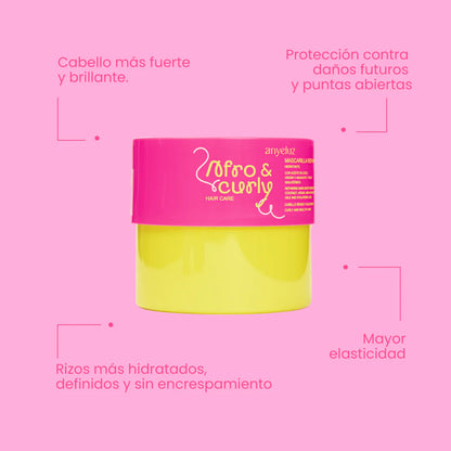 mascarilla reparadora hidratante afro y curly anyeluz