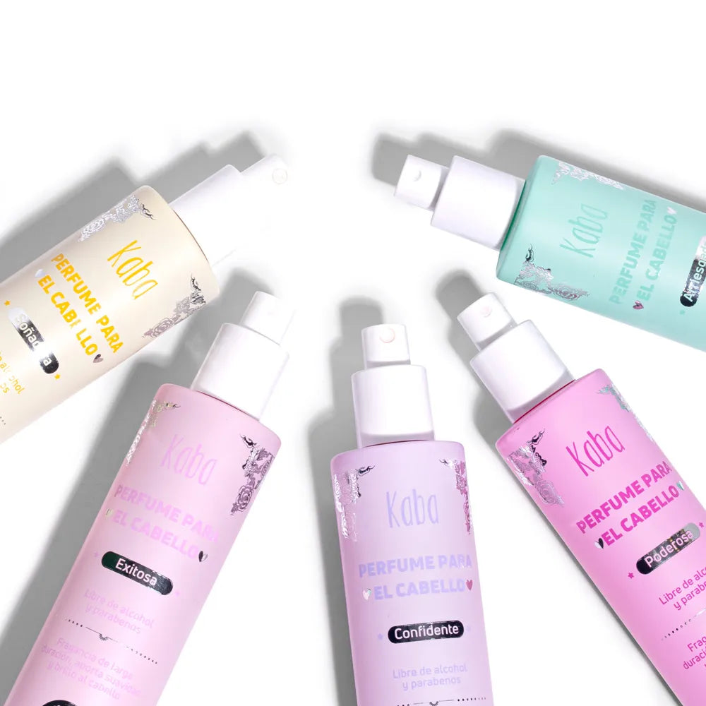 Kit x 5 de Perfumes para el Cabello Kaba