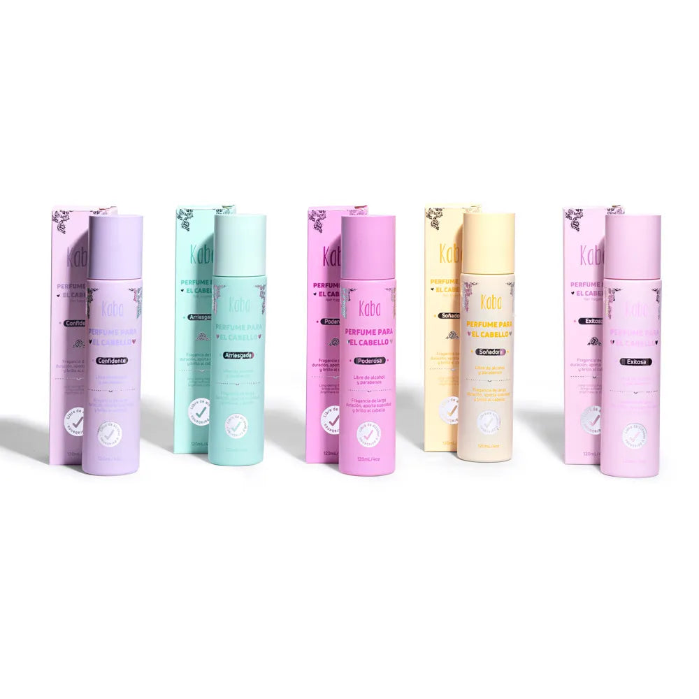 Kit x 5 de Perfumes para el Cabello Kaba