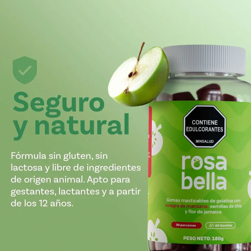 rosa bella gomas para la indigestión