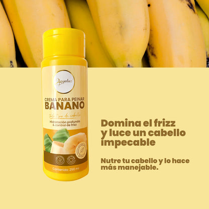 crema de peinar de banano anyeluz