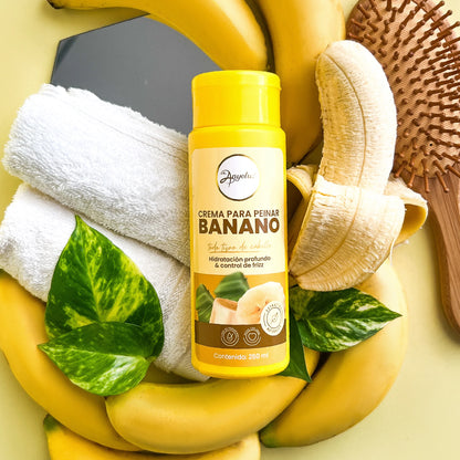 crema de peinar de banano anyeluz