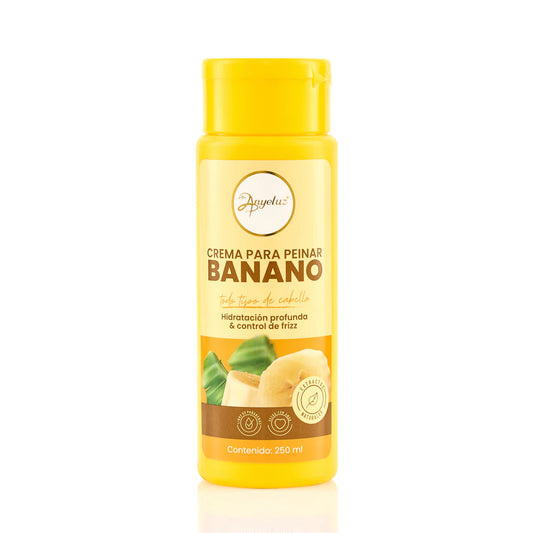 crema de peinar de banano anyeluz