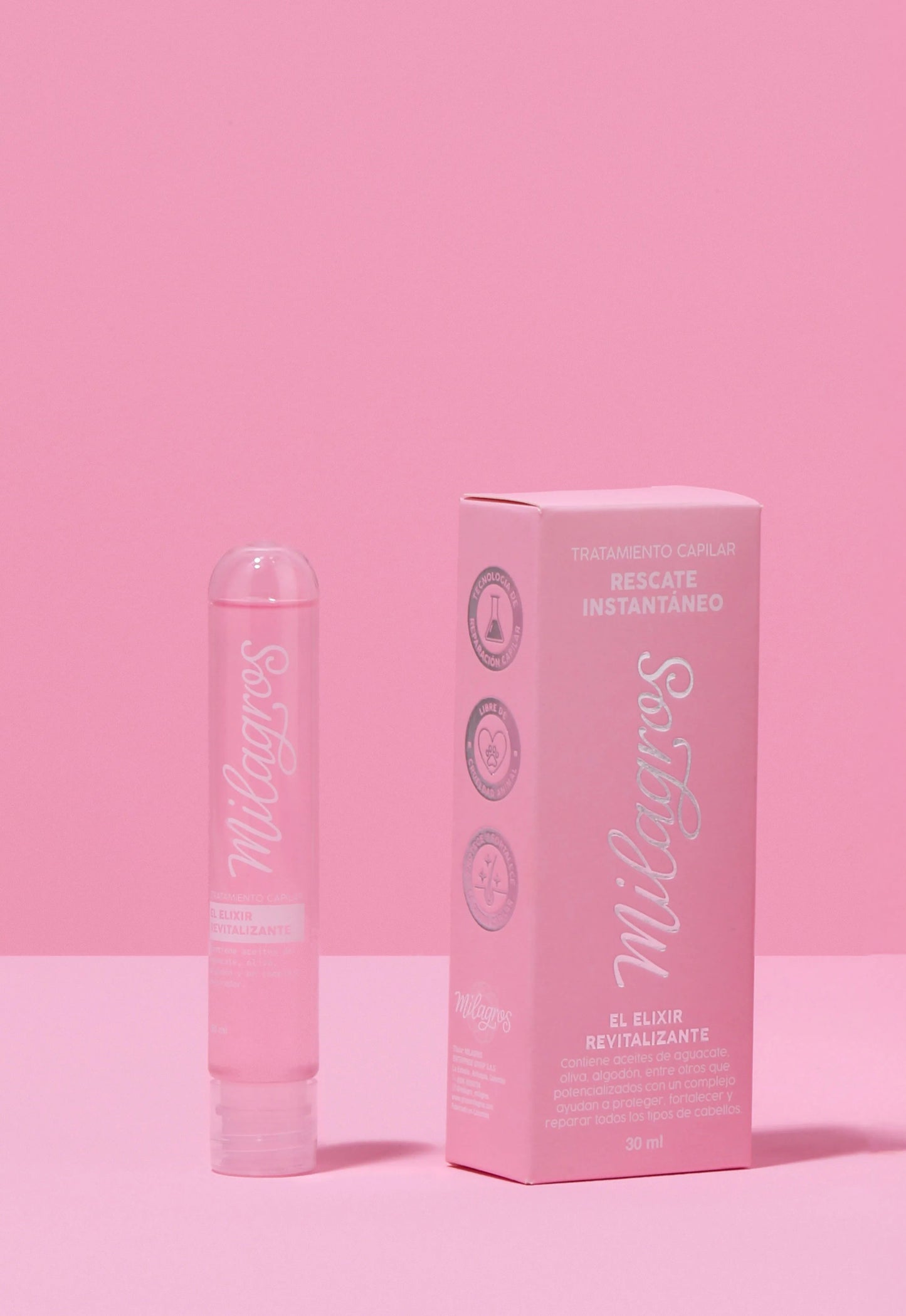 Tratamiento Capilar Rescate Instantáneo El Elixir Revitalizante milagros