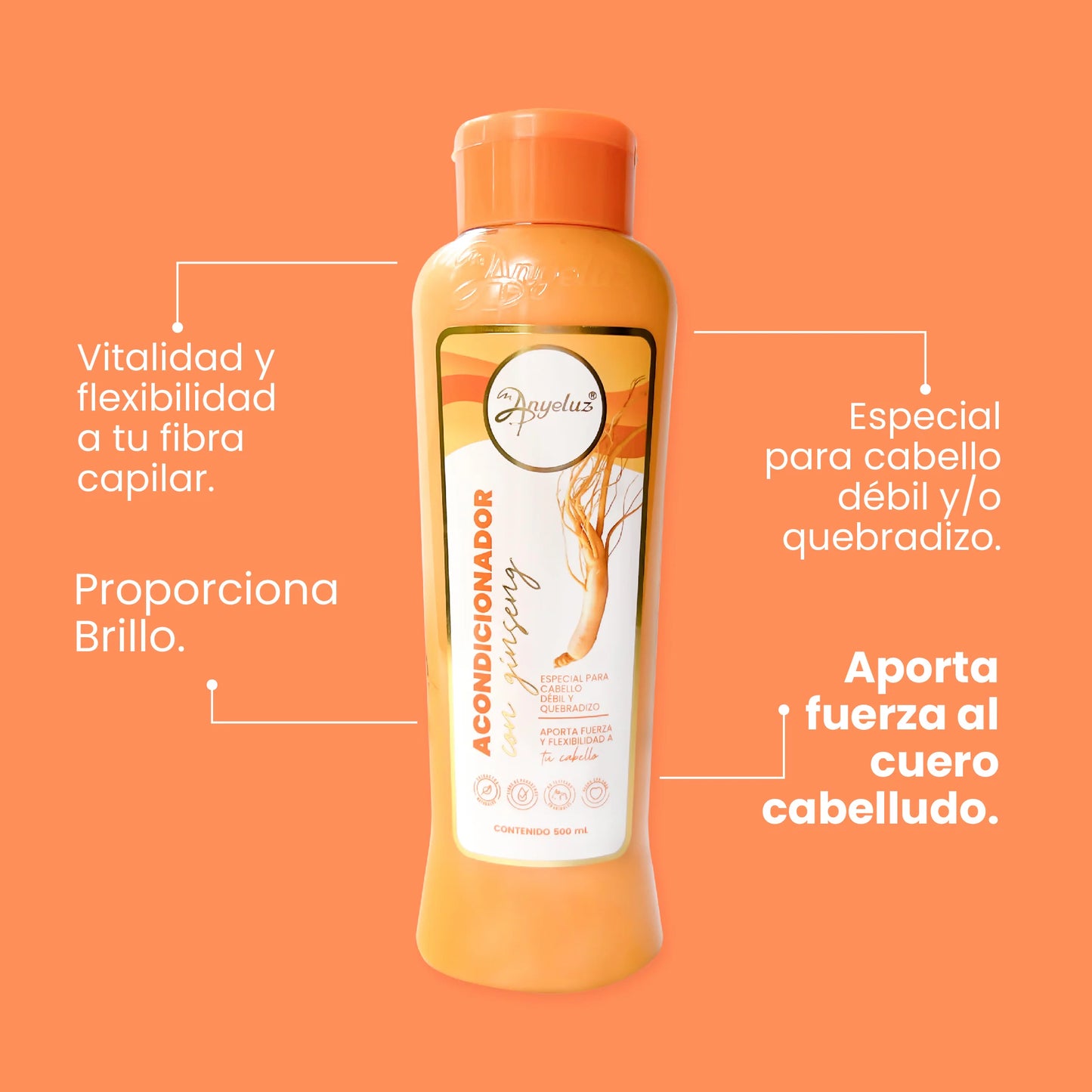 acondicionador con ginseng anyeluz