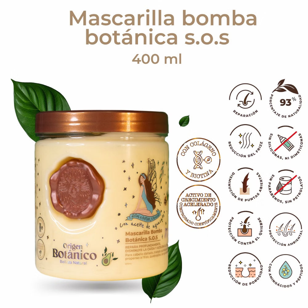 Mascarilla SOS ritual botánico
