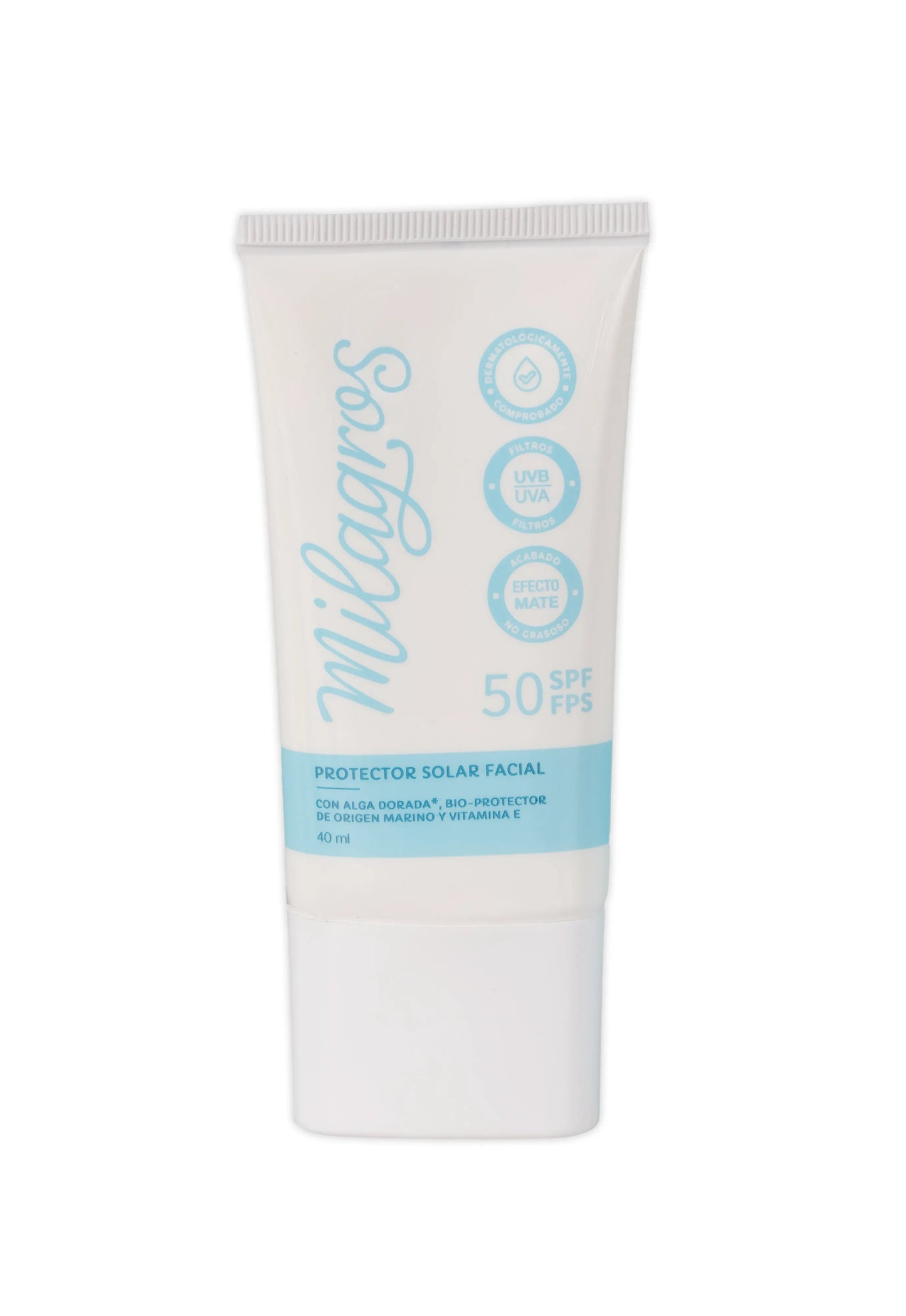 Protector Solar Facial sin Color milagros