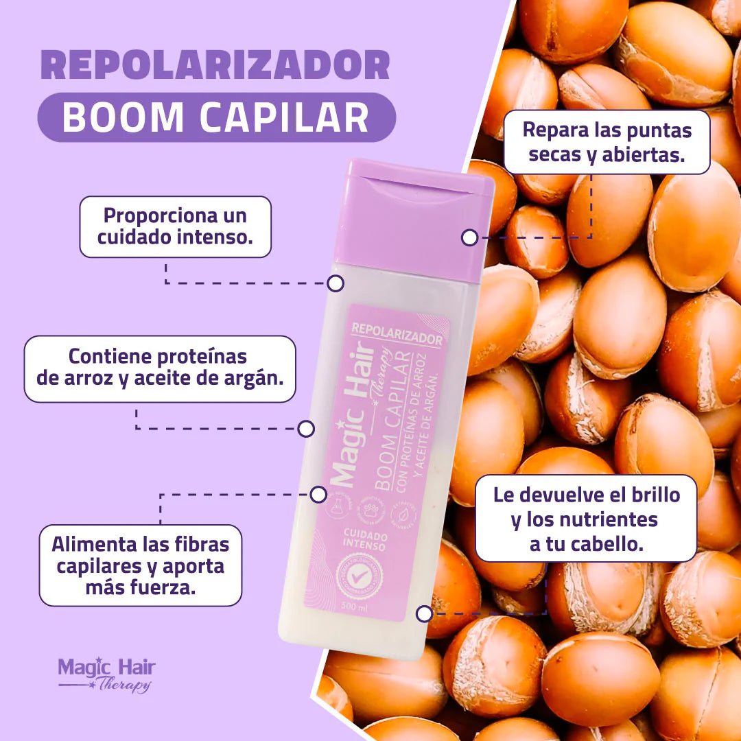 reporalizador boom  magic hair