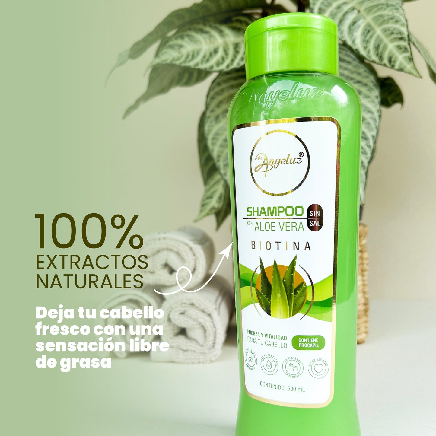 Shampoo Aloe Vera Anyeluz