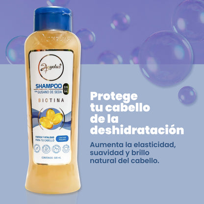 Shampoo Gusano De Seda Anyeluz