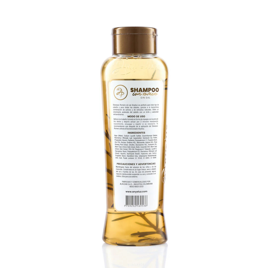Shampoo Con Romero Anyeluz