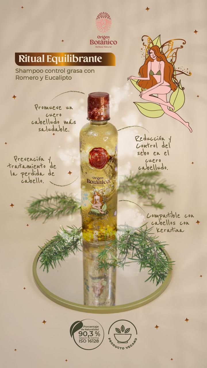 Shampo de romero ritual botánico