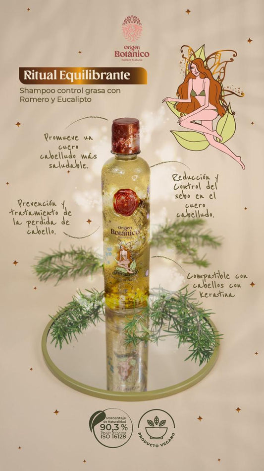 Shampo de romero ritual botánico