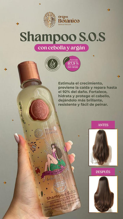 Shampoo S.O.S Cebolla y Argan Ritual Botánico