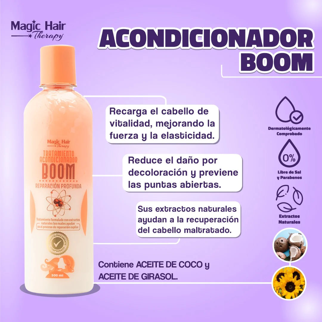 acondicionador boom magic hair