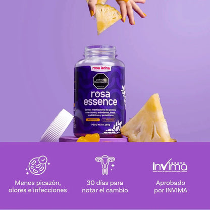 rosa essence gomas de probioticos