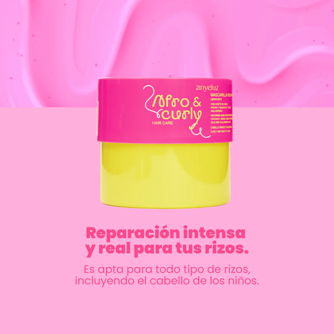 mascarilla reparadora hidratante afro y curly anyeluz