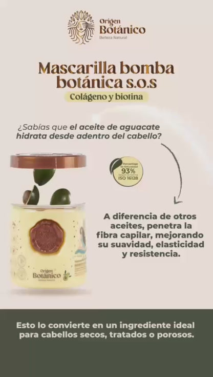 Mascarilla SOS ritual botánico